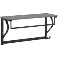 WANDGARDEROBE Grau 1 Stück - Grau, Holzwerkstoff (25/35.4/70cm) - GiPP