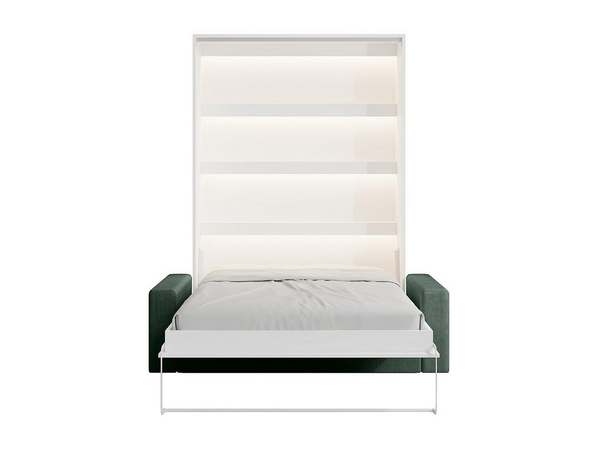 SCHRANKBETT - -Sitzer - Holz, Platte - Weiß - - Weiß, Holz (239.2/200cm) - Vente-Unique