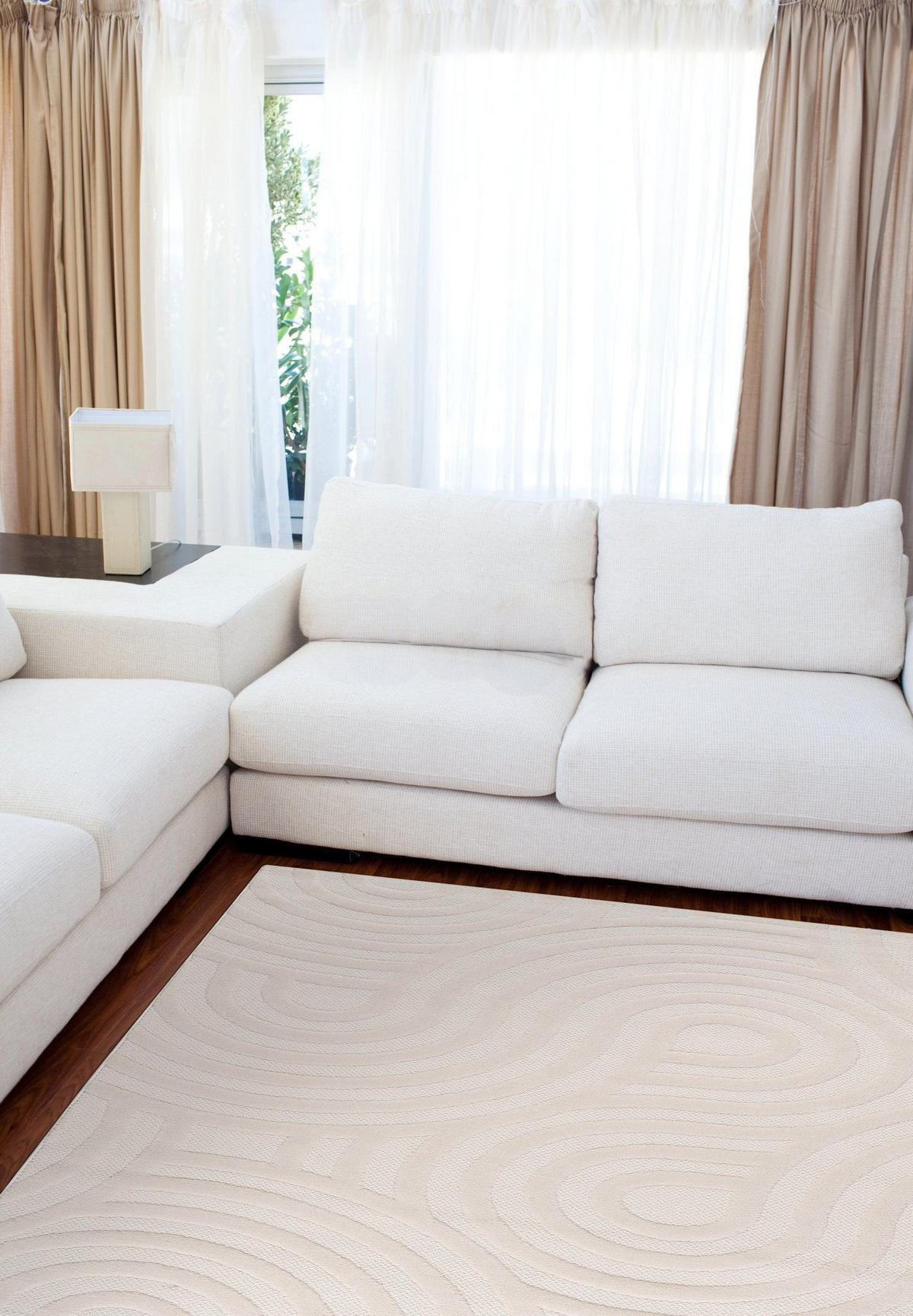 TEPPICH ultrafein trendig beige - Beige, Textil (160/230cm) - AFK Living