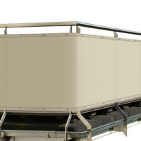 BALKONUMSPANNUNG SolVision PB2 90/500 cm Creme PE - Creme, Kunststoff (500/90cm) - Sol Royal
