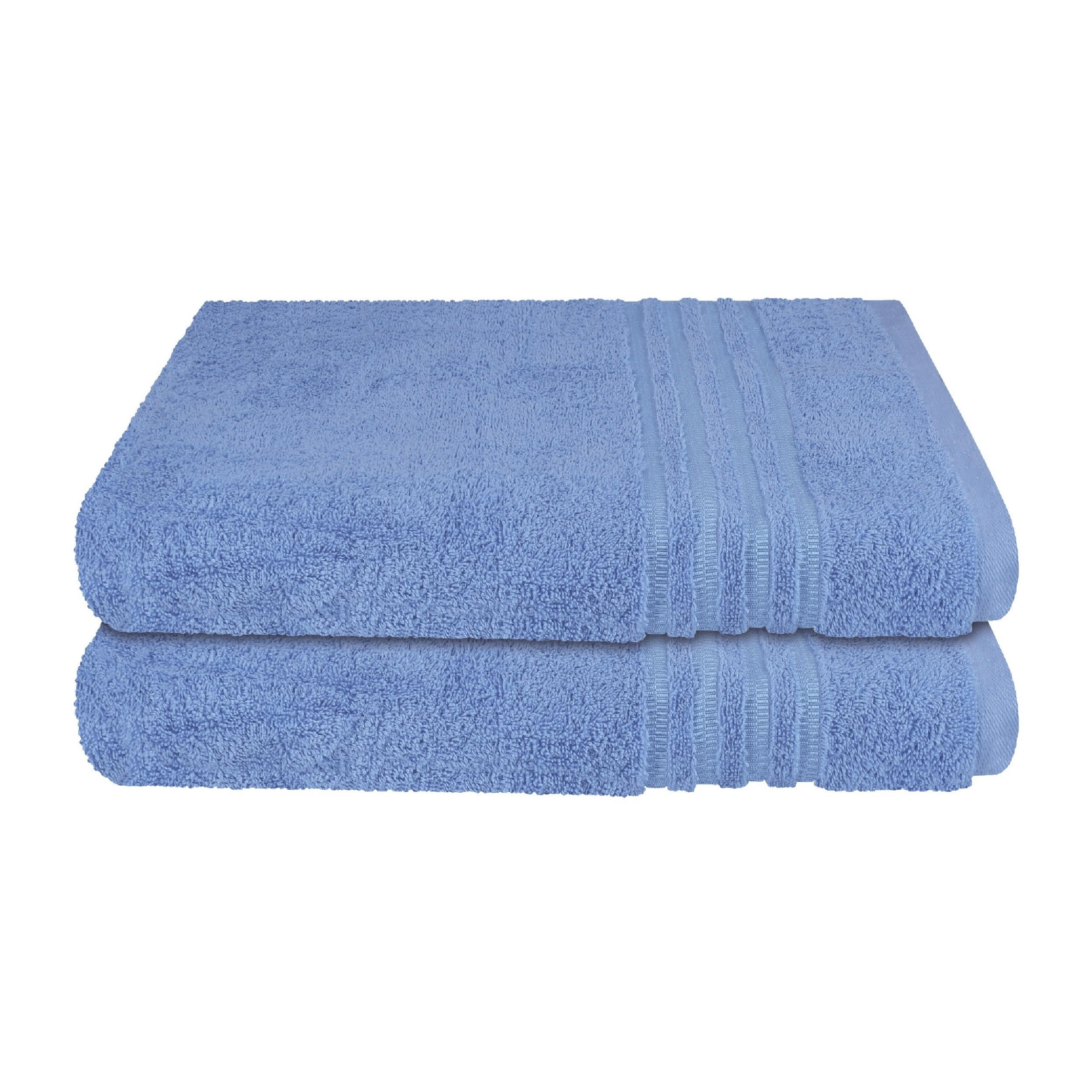 DUSCHTUCHSET Milano - 2-teilig - 70 x 140 cm - Hellblau - Hellblau, Textil (70/140cm) - SCHIESSER