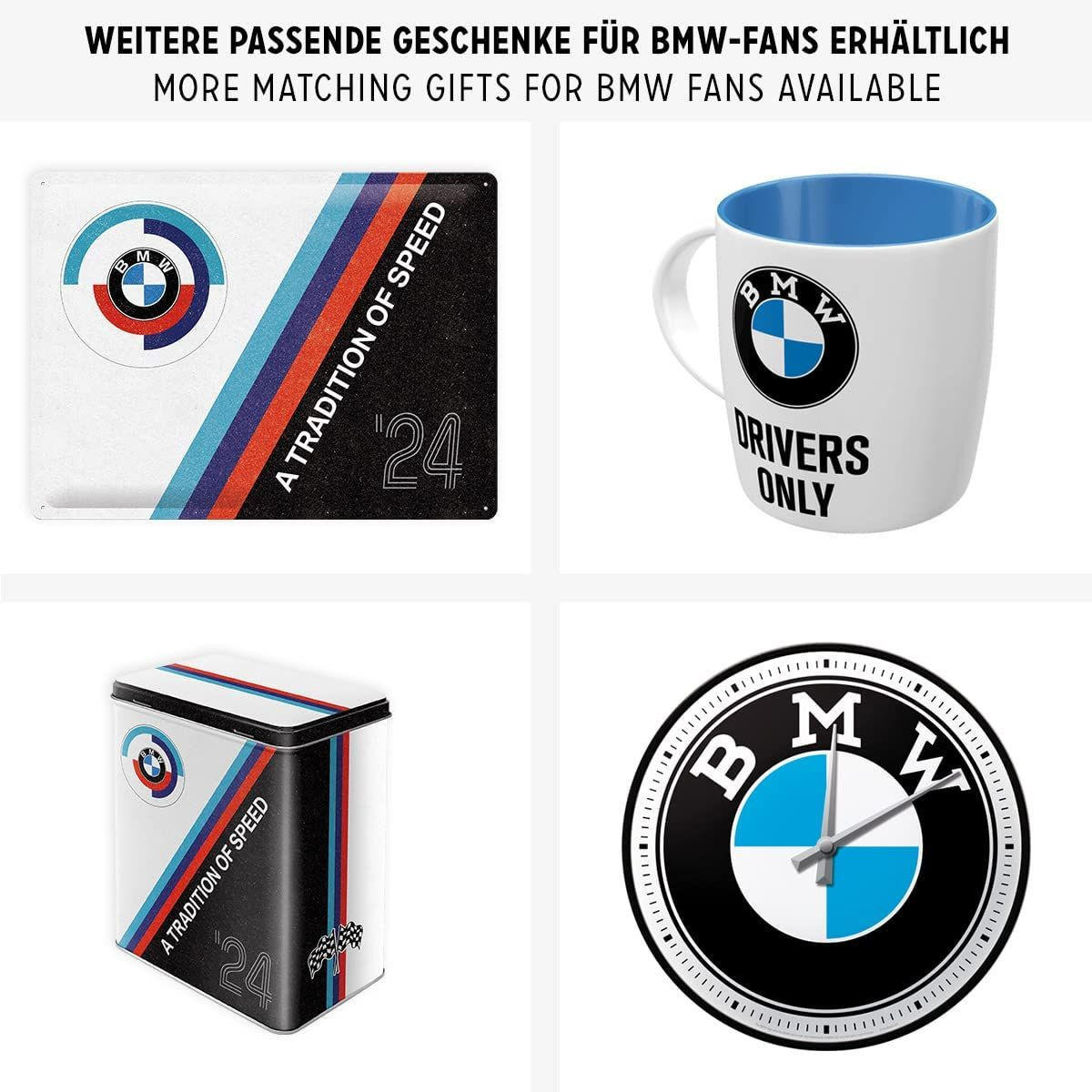 KAFFEETASSE 330 ml BMW Motorsport Tradition Of Speed - Multicolor, Keramik (0.33L) - Nostalgic-Art