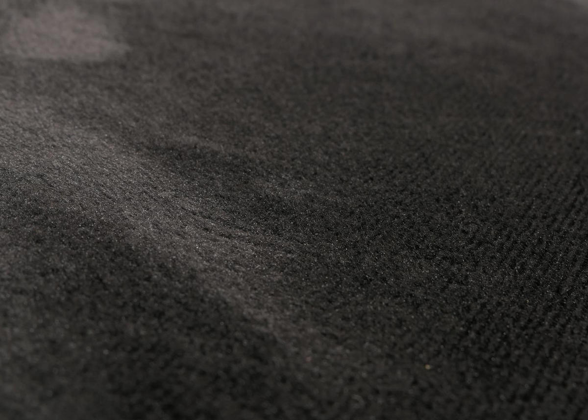 BODENSESSEL Schwarz - Schwarz, Textil (50/55/55cm) - MCW