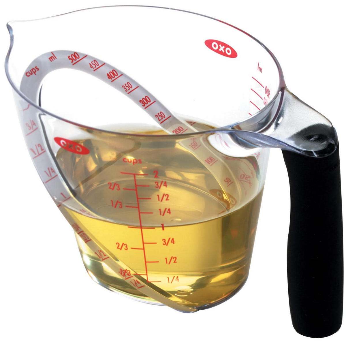 MESSBECHER Kunststoff 500 ml - Transparent, Kunststoff (0.5L)