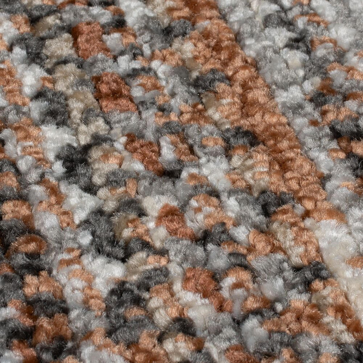 TEPPICH Streifen-Design, strapazierfähig PERRAN, Orange 120x160 cm - Orange, Textil (120/160cm) - KADIMA DESIGN