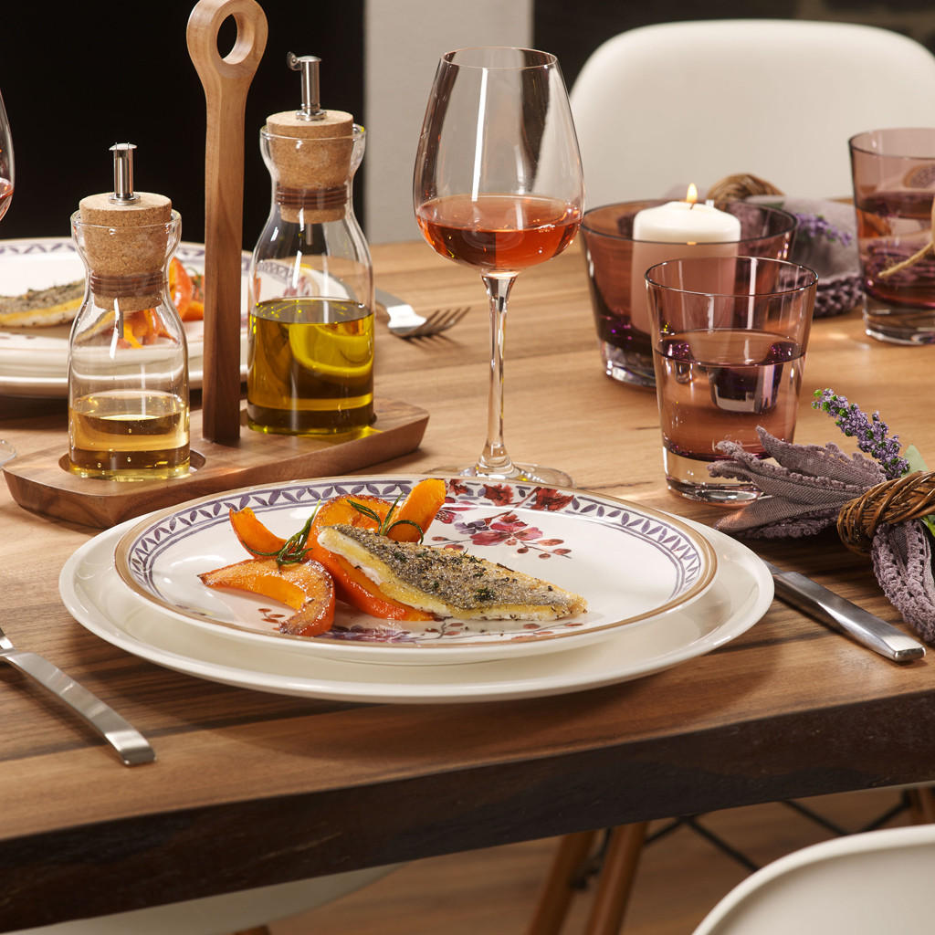 FRÜHSTÜCKSTELLER Artesano Provençal Lavendel bunt ø 22,1 cm 6er Set - Multicolor, Keramik (22cm) - Villeroy & Boch