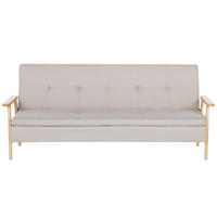 SCHLAFSOFA Polsterbezug Beige Tjorn - Beige, Textil (204/84/67cm) - Beliani