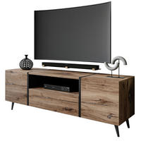 TV-ELEMENT ONYX LOFT auf Beinen 158 cm Push Open - Eichefarben, Holzwerkstoff (158/53/41.3cm) - Lookway