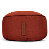 SITZSACK-HOCKER "Home Linen" 45x25cm - Rot, Textil (45/25/45cm) - Green Bean
