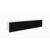 TV-SCHRANK KLER - Schwarz/Weiß, Holzwerkstoff (200/41/40cm) - Meblini