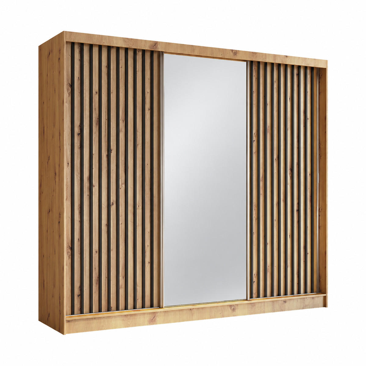 KS Home Concept Kleiderschrank Eiche Artisan 240x216x61 cm