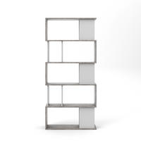 REGAL Beton Dekor - Grau, Holzwerkstoff (80/174/30cm) - ebuy24