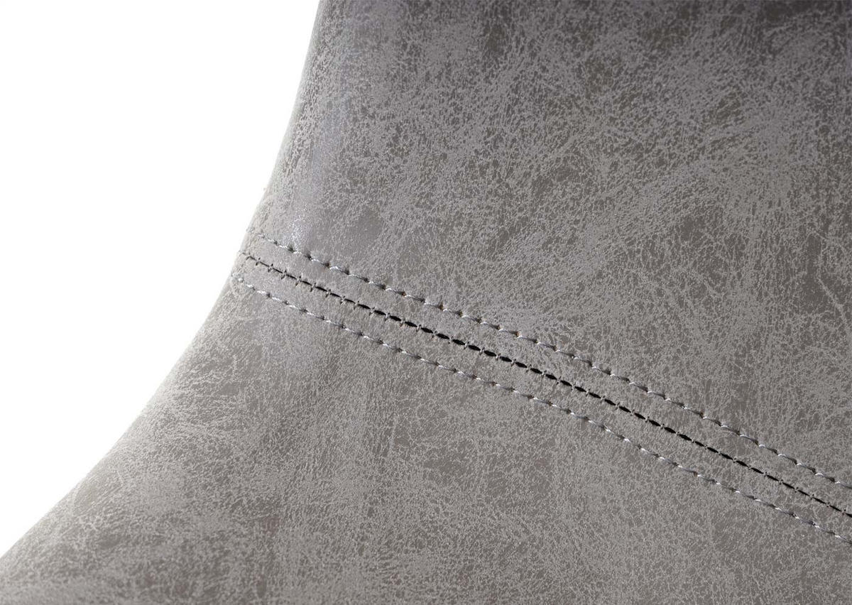 BARHOCKER Grau 2er-Set - Grau, Textil (52/109/51cm) - MCW