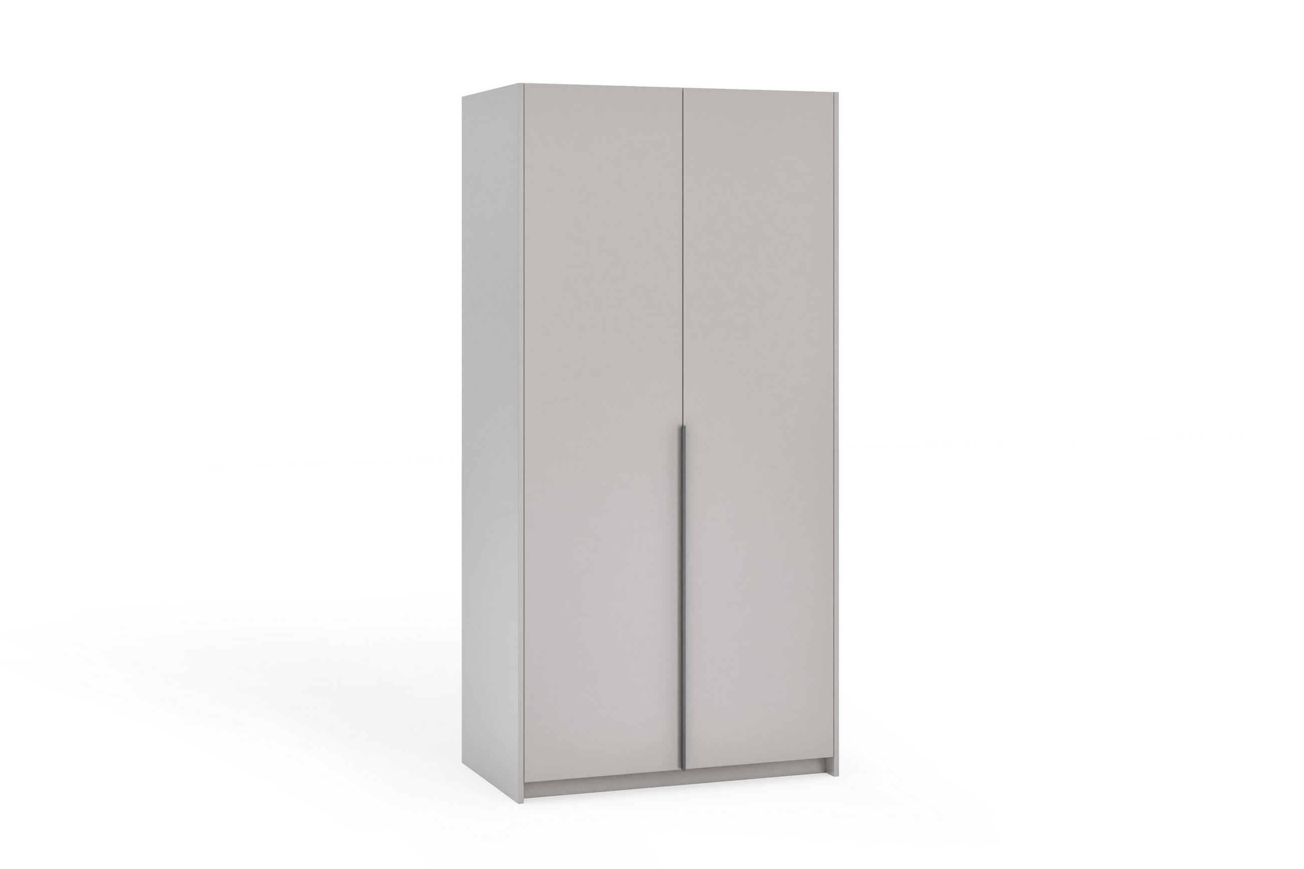DREHTÜRENSCHRANK AMARA 100/204/58cm 2-türig Kaschmir - Kaschmir, Holzwerkstoff (100/204/58cm) - MASSENO