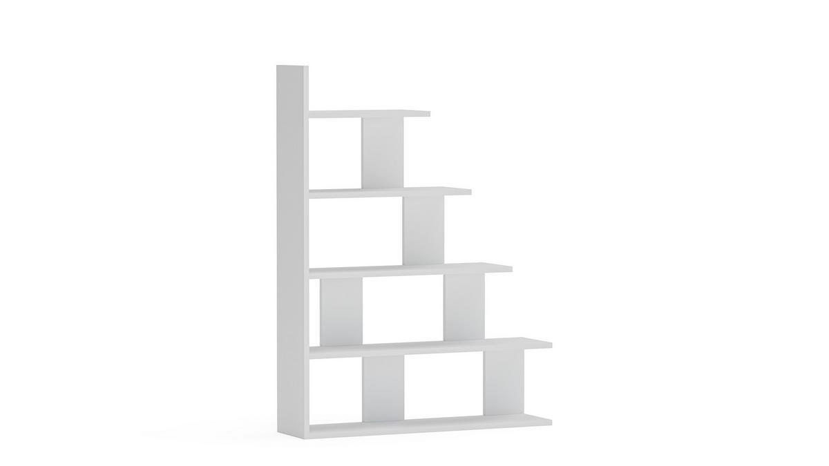 BÜCHERREGAL Echo Weiss - Weiß, Holzwerkstoff (90/120/21.8cm) - Decorotika