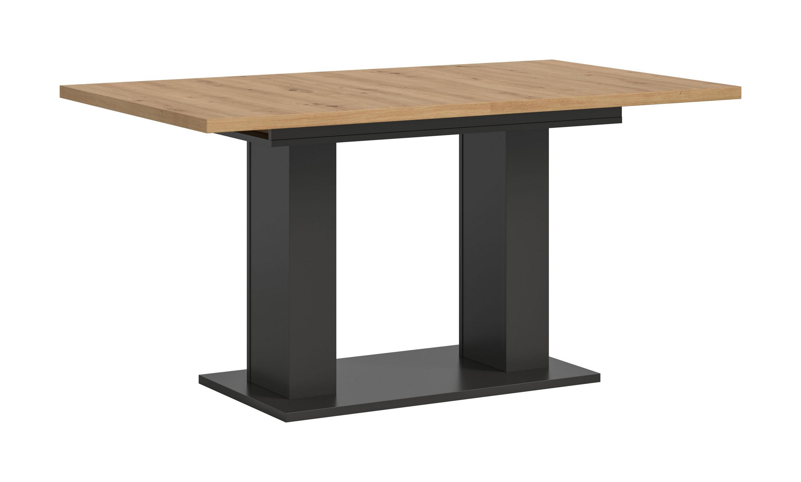 ESSTISCH MOTION (B/H/T: ca. 150/76/90 cm) in grau/Artisan Oak Nachbildung - Grau, Holzwerkstoff (90/150/76cm)