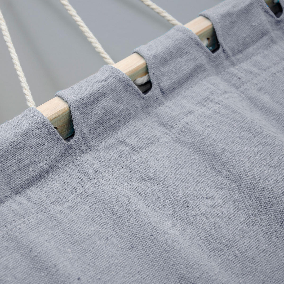 XXL-HÄNGEMATTE für 2 Personen bis 150kg, 200/120 cm, grau - Grau, Textil (120/2.5/200cm) - Amanka