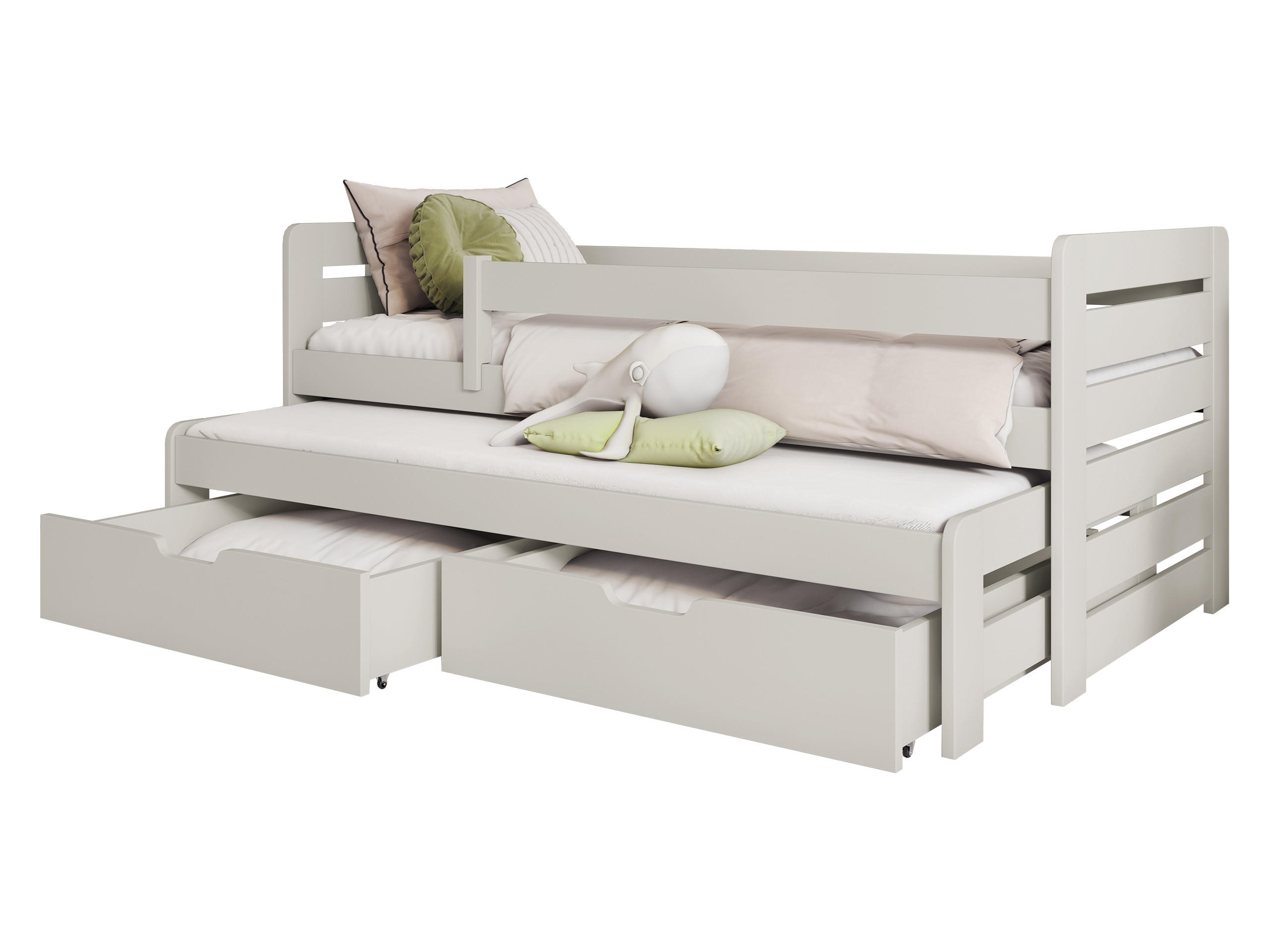 JUGENDBETT Tomas II - Kaschmir, Holz (90/200cm) - MIRJAN24