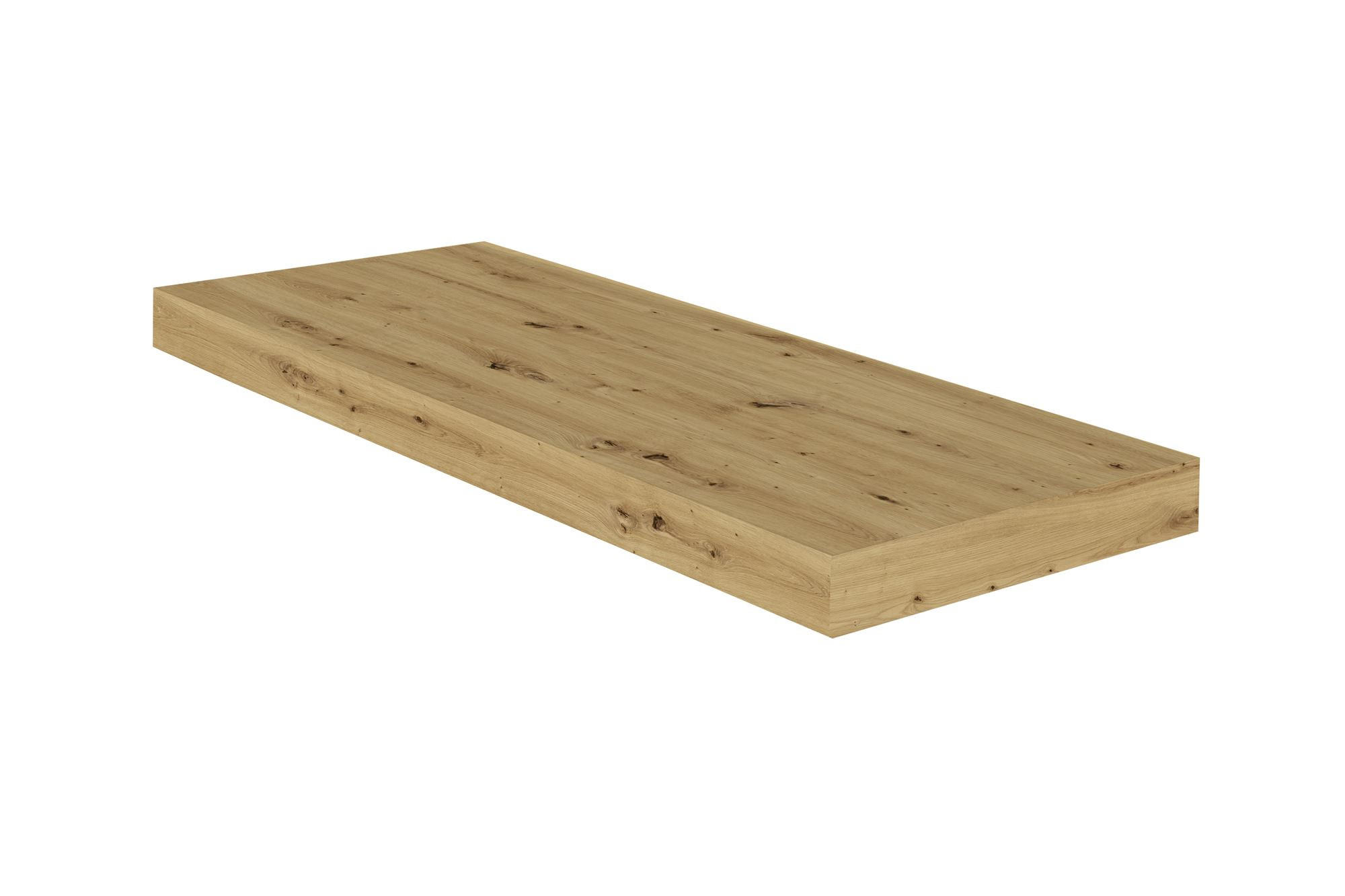 WANDBOARD Elif 60x24x4 aus Holzwerkstoff in der Farbe asteiche - Naturfarben, Kunststoff (60/4/24cm) - 58aufmkessel