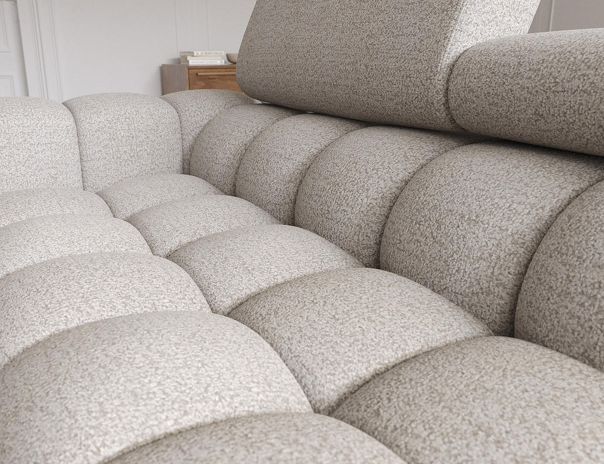ECKSOFA Neviro R - Braun (Royal 20) - Braun, Holzwerkstoff (285/181cm) - Möblo