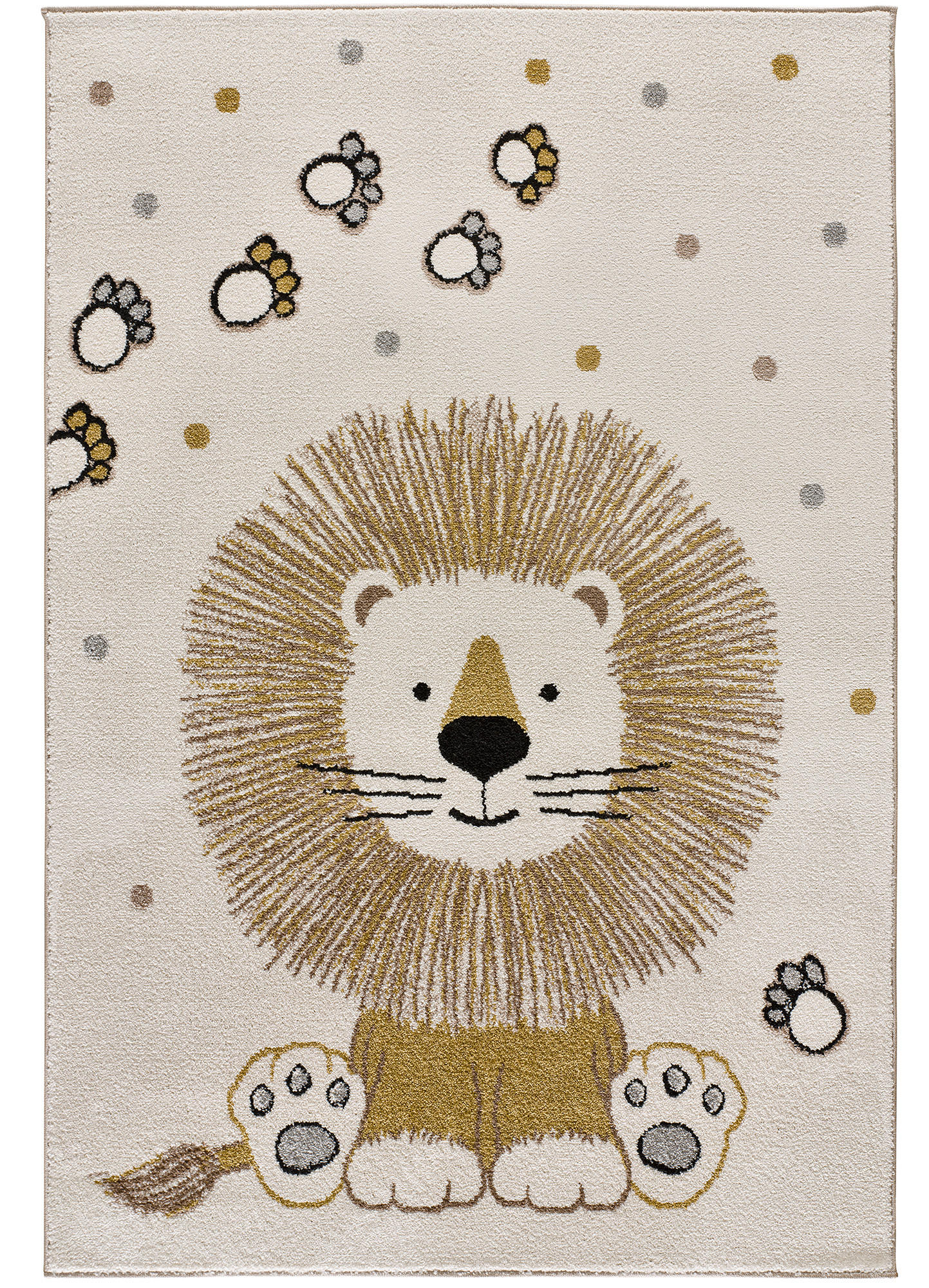 KINDERTEPPICH Weiß Beats 120/170 cm - Weiß, Naturmaterialien/Textil (120/170cm) - Atticgo