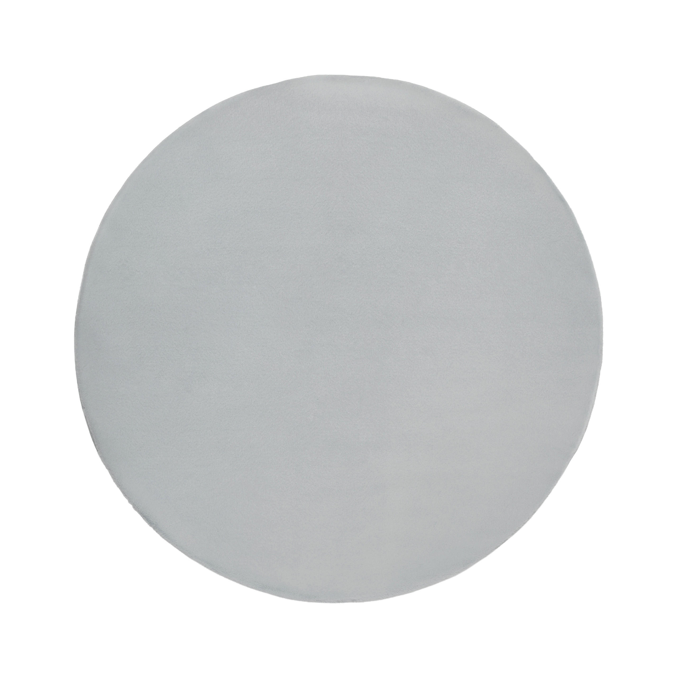 TEPPICH Hellgrau 160 cm Vantira - Hellgrau/Grau, Kunststoff (160/160cm) - Beliani
