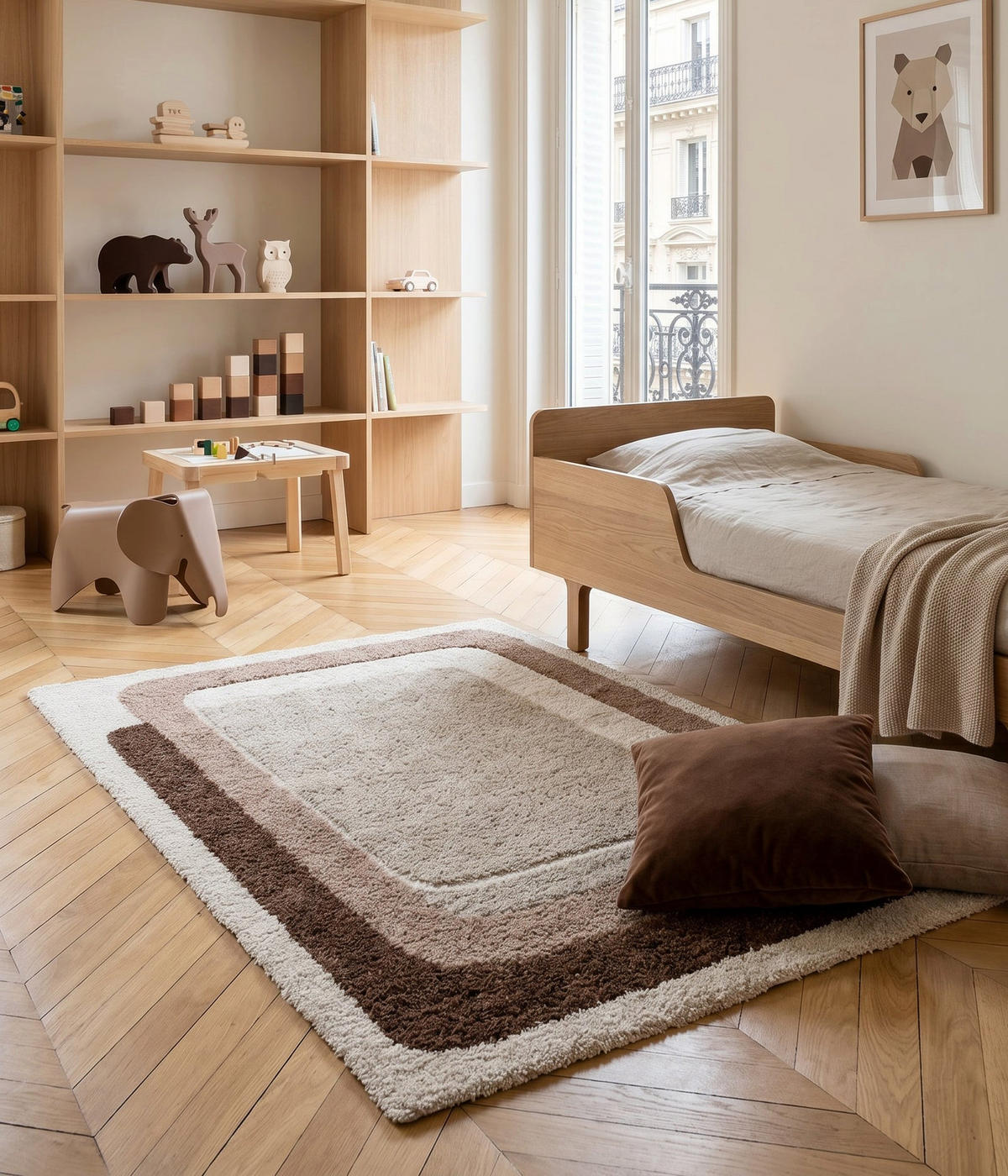DESIGN-TEPPICH weich und dick bruin - Braun, Textil (120/170cm) - AFK Living