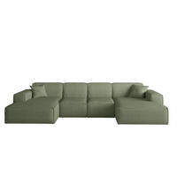 WOHNLANDSCHAFT Celes Premium Xs Scala - Jadegrün, Holzwerkstoff/Textil (342/73/165cm) - Fun Möbel
