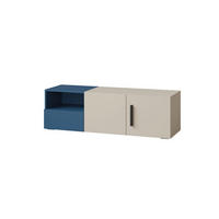 TV-LOWBOARD LIMA 09 135/42/40 cm in Kaschmir/Meeresblau - Kaschmir/Blau, Holzwerkstoff (135/42/40cm) - Deine Möbel 24