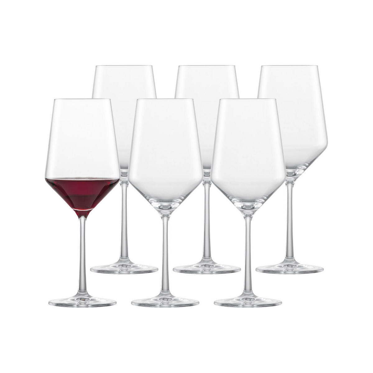 CABERNET ROTWEINGLÄSER Pure transparent 540 ml 6er Set - Transparent, Glas (0.54L) - Zwiesel Glas