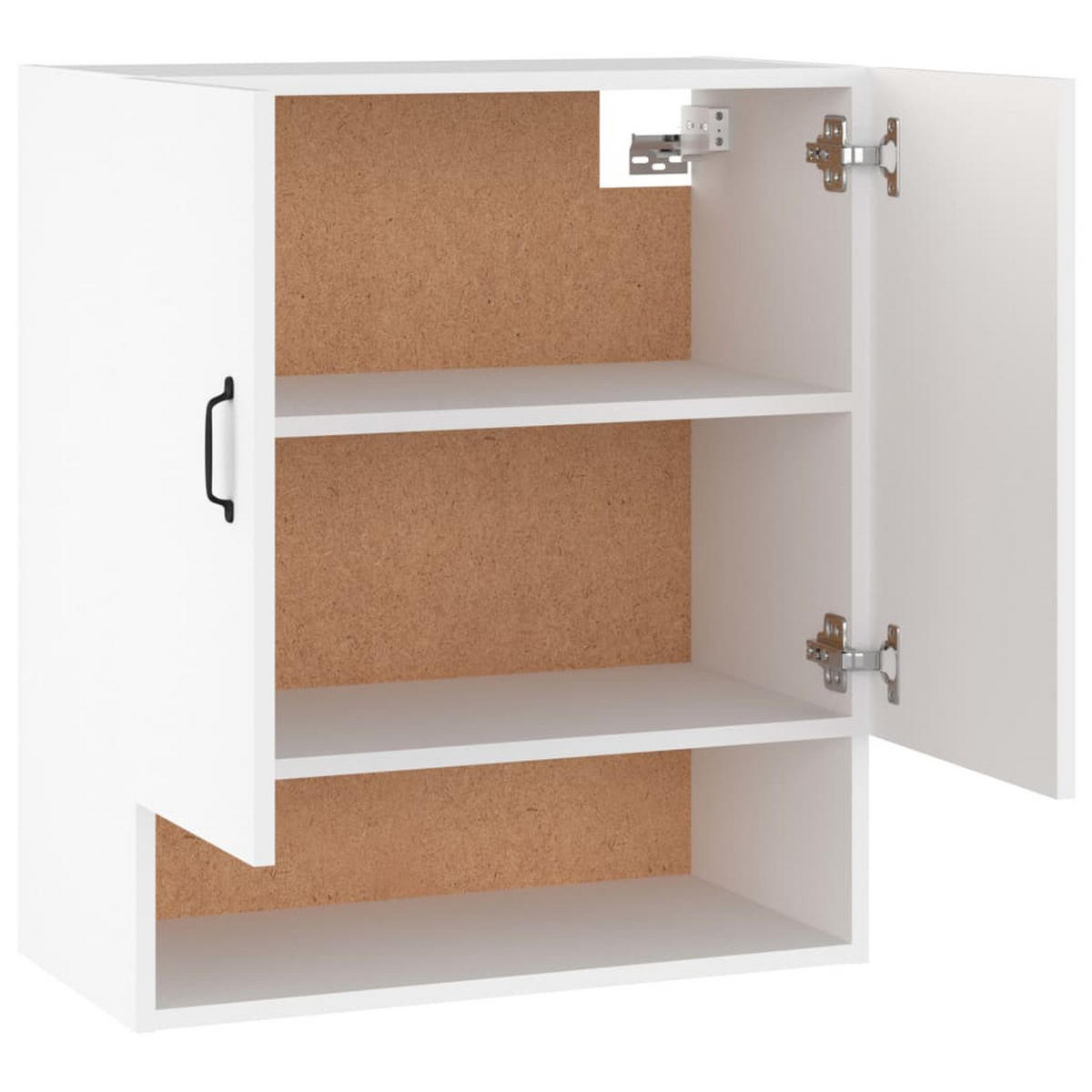 WANDSCHRANK Weiß 60/31/70 Cm Holzwerkstoff - Weiß, Holz (60/70/31cm) - vidaXL