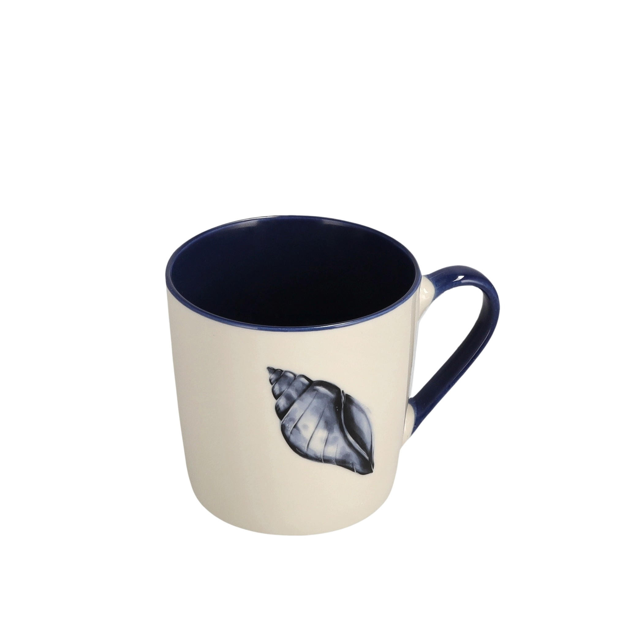 BECHER Summerios shell - Dunkelblau, Keramik (0.39L) - home&you