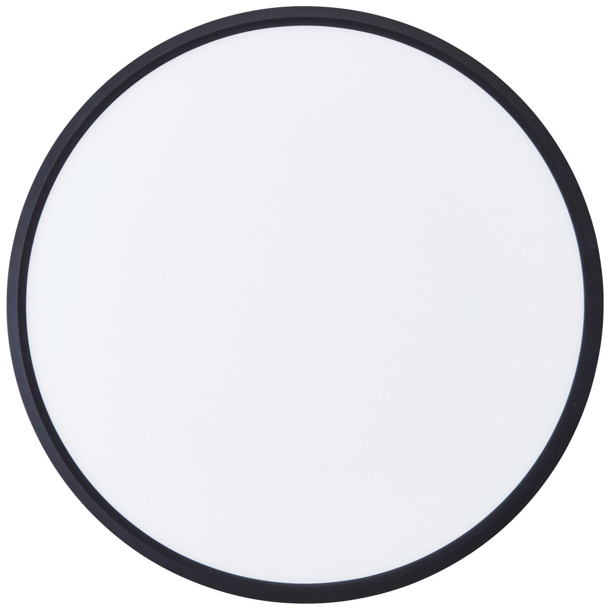 LED DECKENLEUCHTE Lotti Schwarz/Weiß 50/50/3 cm - Multicolor, Kunststoff (50/50/3cm) - Brilliant