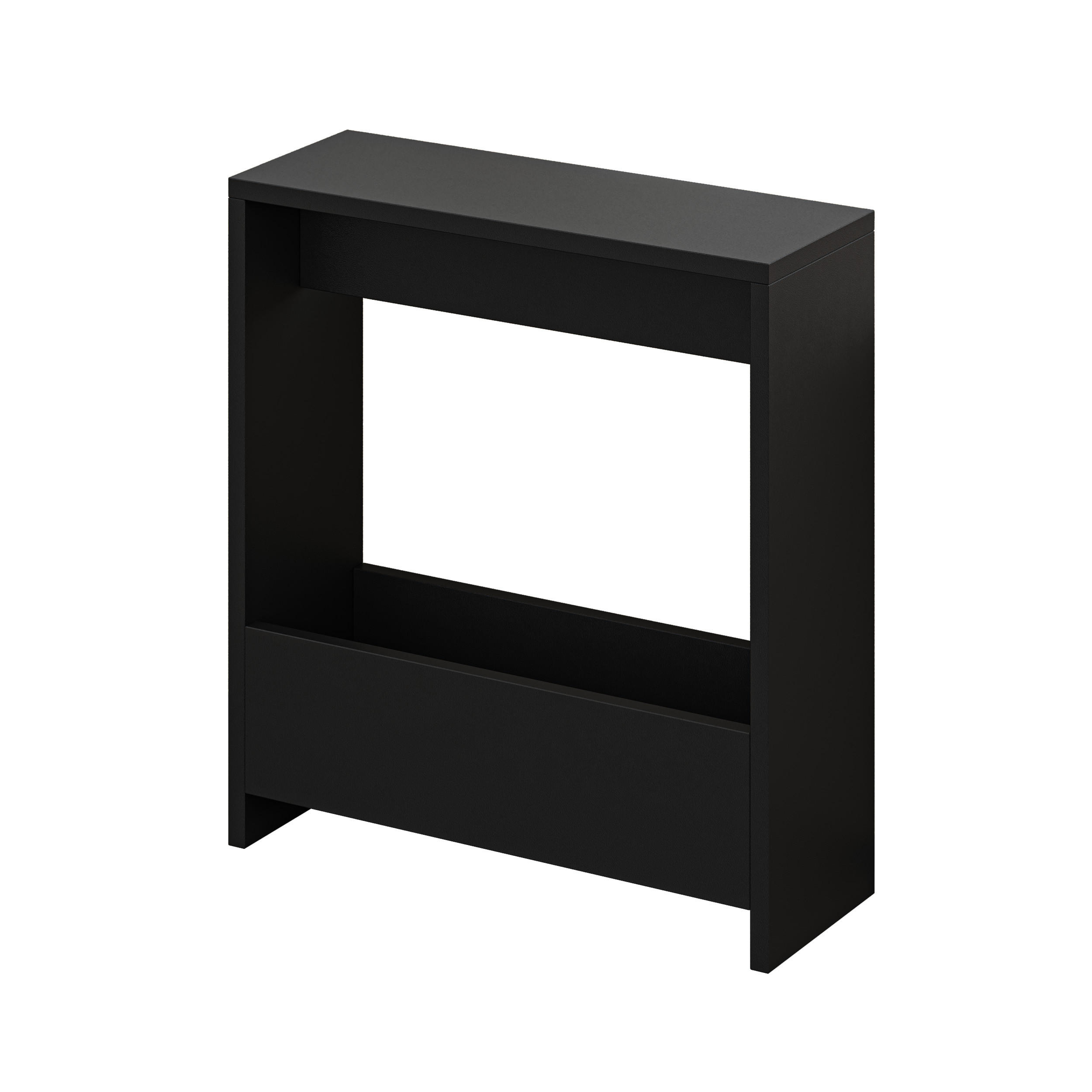 Decortie Beistelltisch Schwarz 55.2x60x20 cm