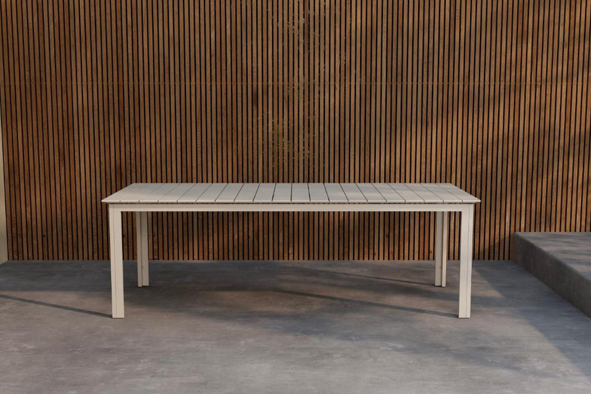 GARTENTISCH, Levels, Beige, Metall, 100 x 229 x 75 cm - Beige, Metall (229/100/75cm) - ebuy24