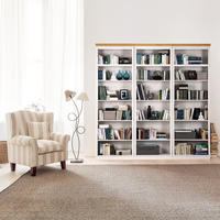 REGALWAND - Kiefer massiv - Typ B - Weiß/Kieferfarben, Holz (222/223/37cm) - home24