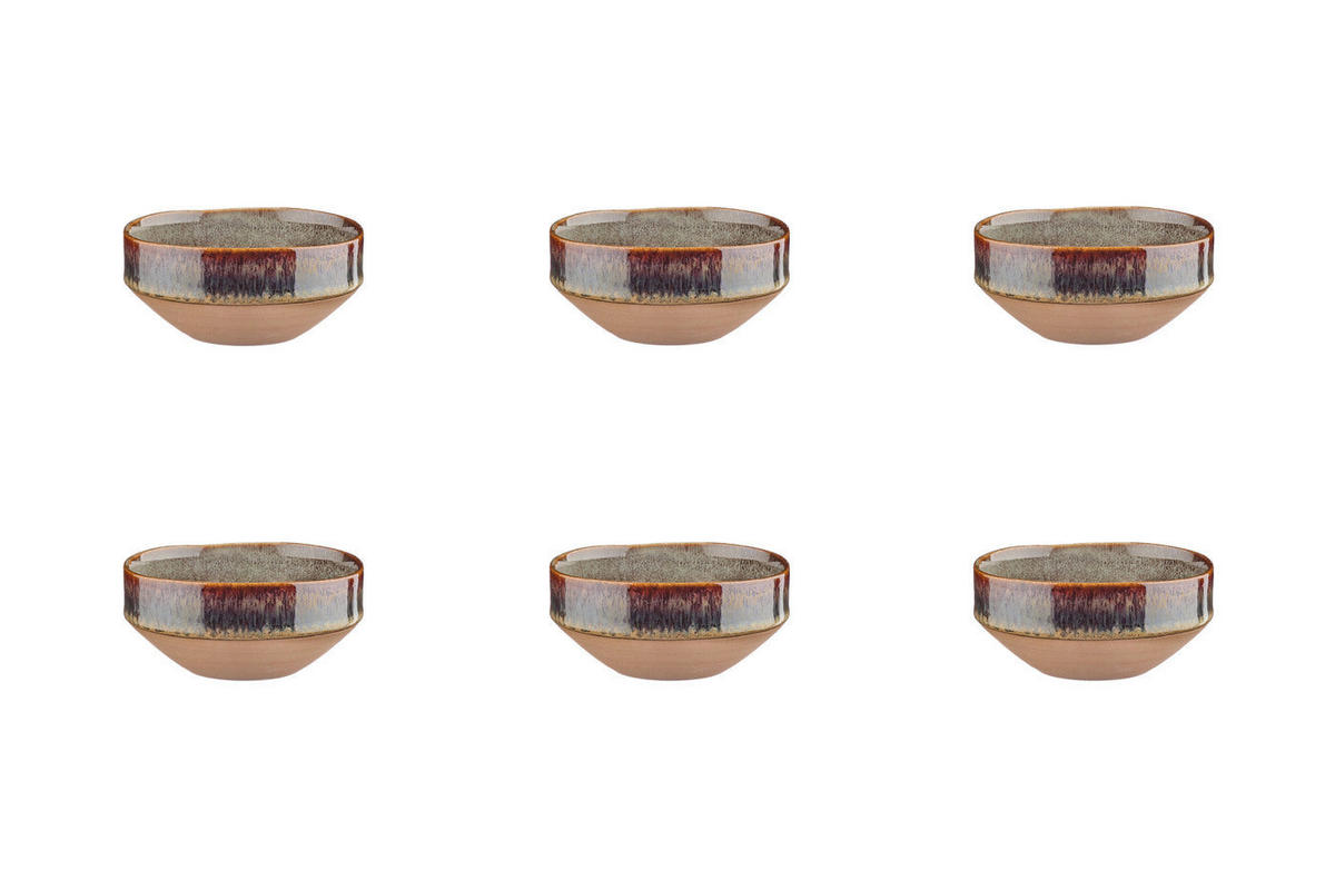 SCHALEN Genesis Ø11cm - 6er-Set - Basalt - Braun, Keramik (11cm) - Björn