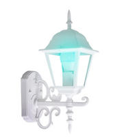 RGB LED WANDLATERNE Aluminium Weiß - Weiß, Glas (24.5/18.5/44.5cm)