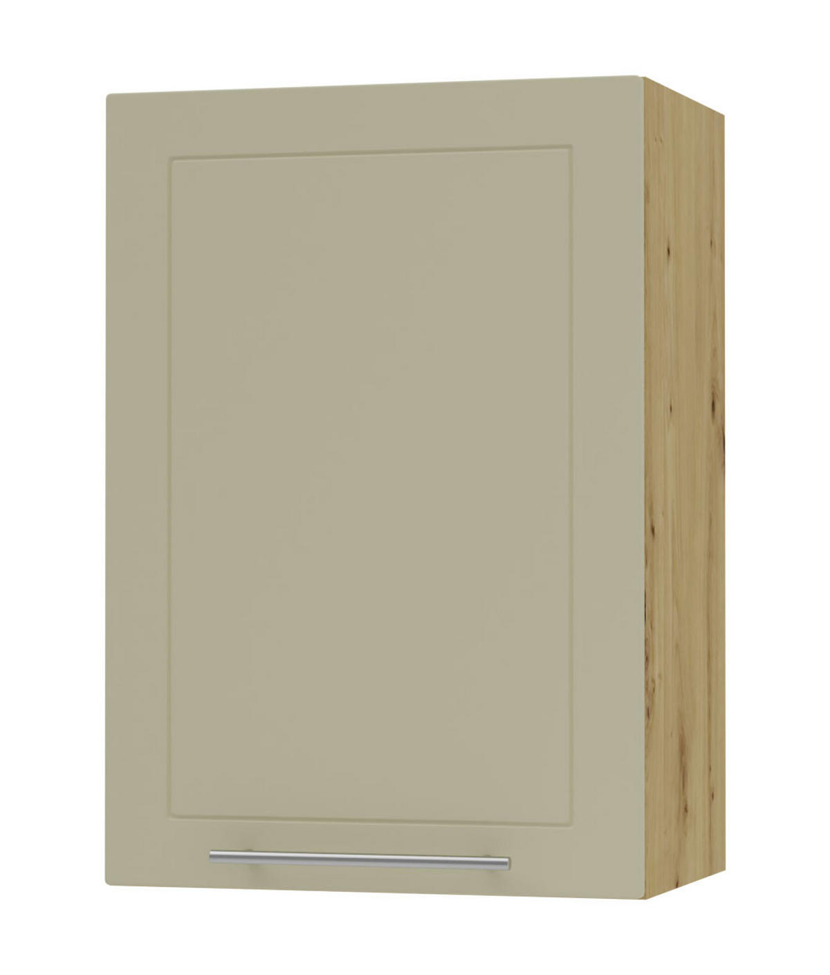 KÜCHENHÄNGESCHRANK Kvantum W2/50 Vanille Matt / Eiche Artisan Matt 50 / 32,5 / 72cm - Creme/Eiche Artisan, Holz/Holzwerkstoff (50/72/32.5cm) - Feldmann-Wohnen