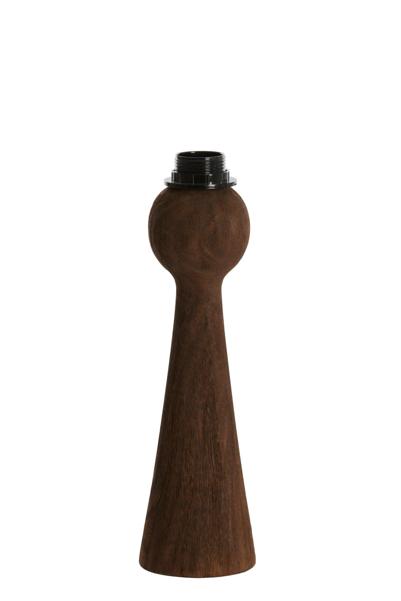 LAMPENFUSS Festina Braun Ø9/33 cm - Dunkelbraun, Holz (9/9/33cm) - Light & Living