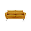 SOFA Layla 2,5-Sitzer-Velluto 8 - Gelb, Holz/Textil (197/95/98cm)