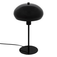 TISCHLAMPE Pilz Savio H. 38 cm - Schwarz, Metall (22/22/38cm) - Atmosphera Createur d´interieur