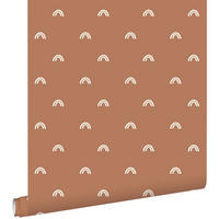 TAPETE Regenbogen 50 x 900 cm - Terracotta, Papier (50/0.1cm) - ESTAhome