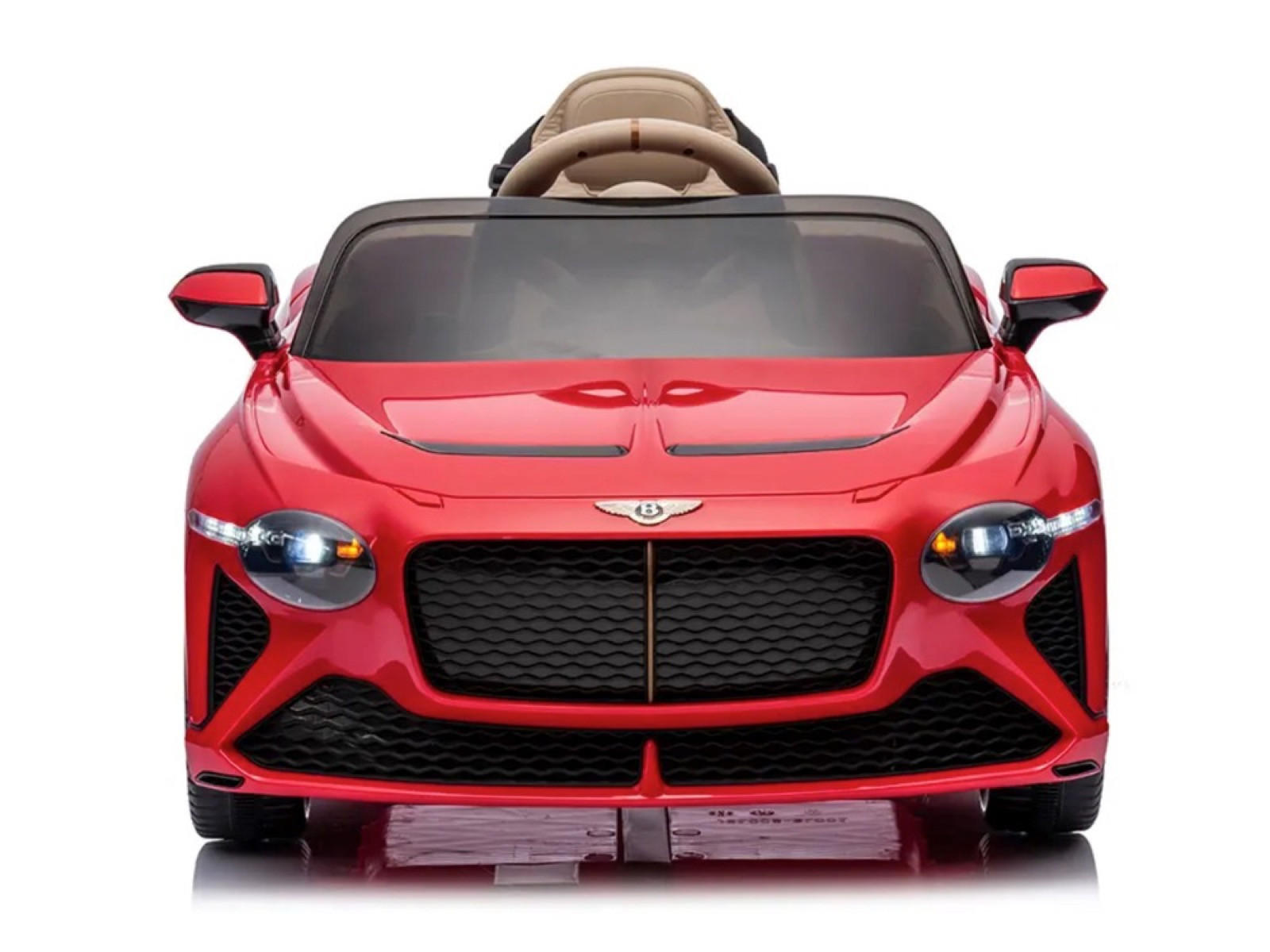 KINDER ELEKTROAUTO Bentley Bacalar rot - Rot, Kunststoff (108/65/45cm) - TPFLiving
