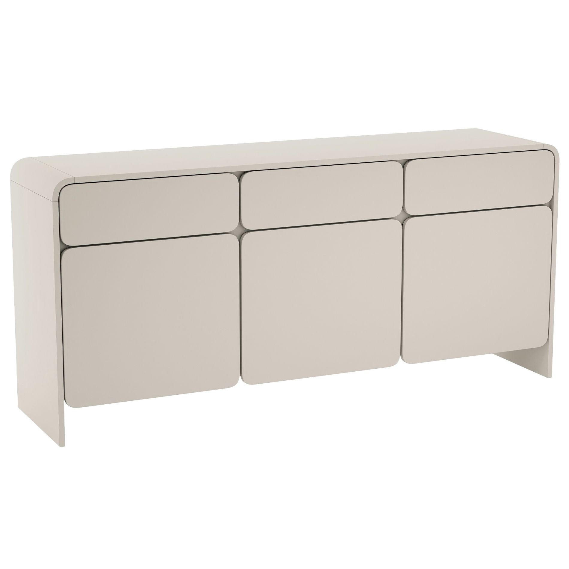 SIDEBOARD Lummo Kaschmirgrau 156 cm - Taupe, Holzwerkstoff (156/72.5/39cm) - Selsey