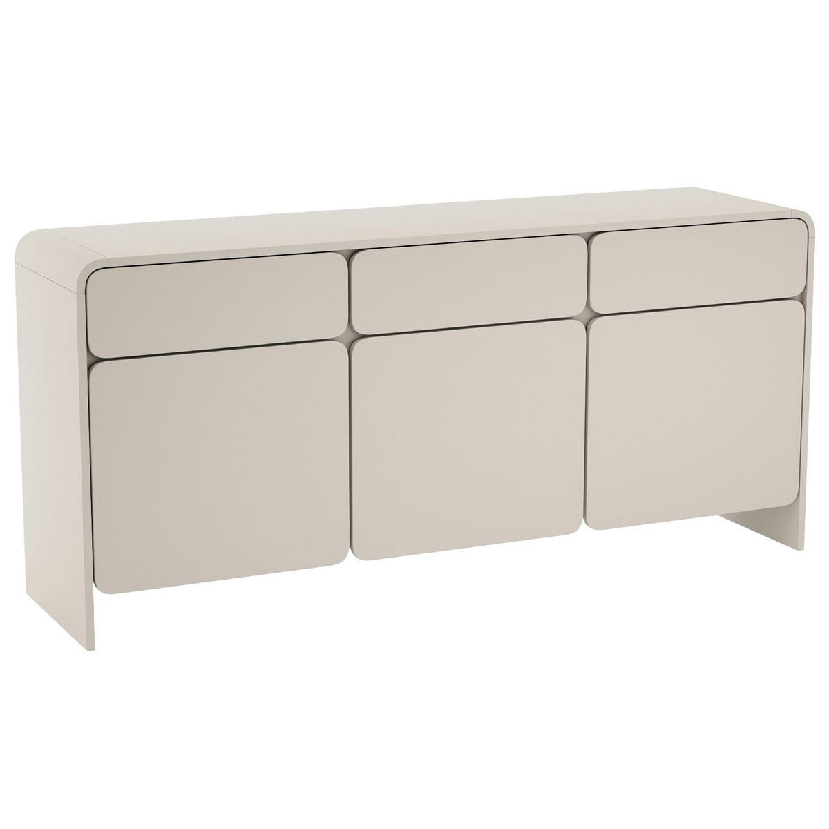 SIDEBOARD Lummo Kaschmirgrau 156 cm - Taupe, Holzwerkstoff (156/72.5/39cm) - Selsey