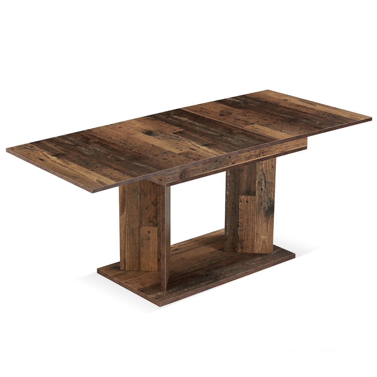 ESSTISCH VIVIAN 120-160/80/76 cm - Sonoma Eiche, Holzwerkstoff (80/120/76cm) - B&D Home