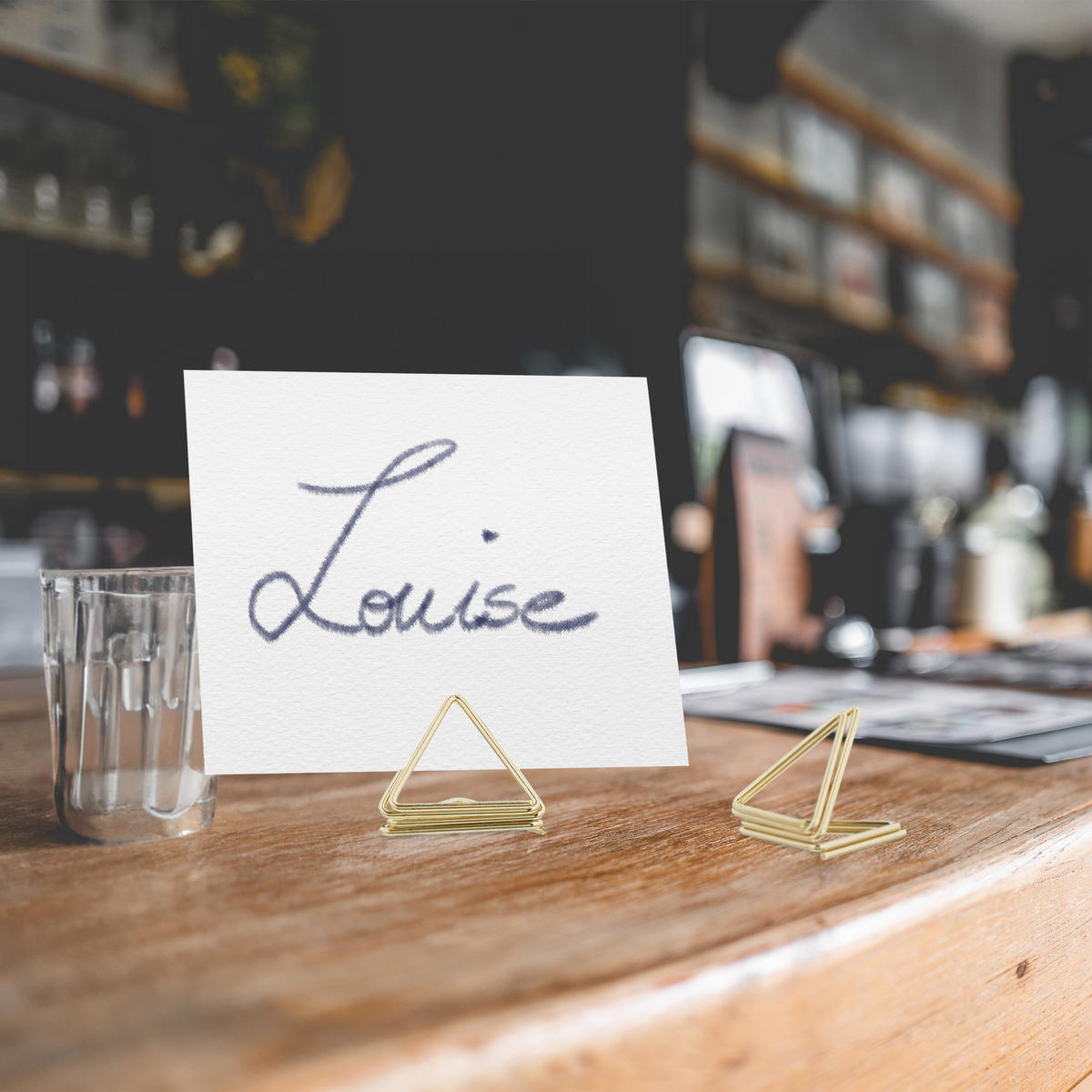 48XDRŽIAK na stôl - zlatá, kov (2.5/2/2.5cm) - Relaxdays