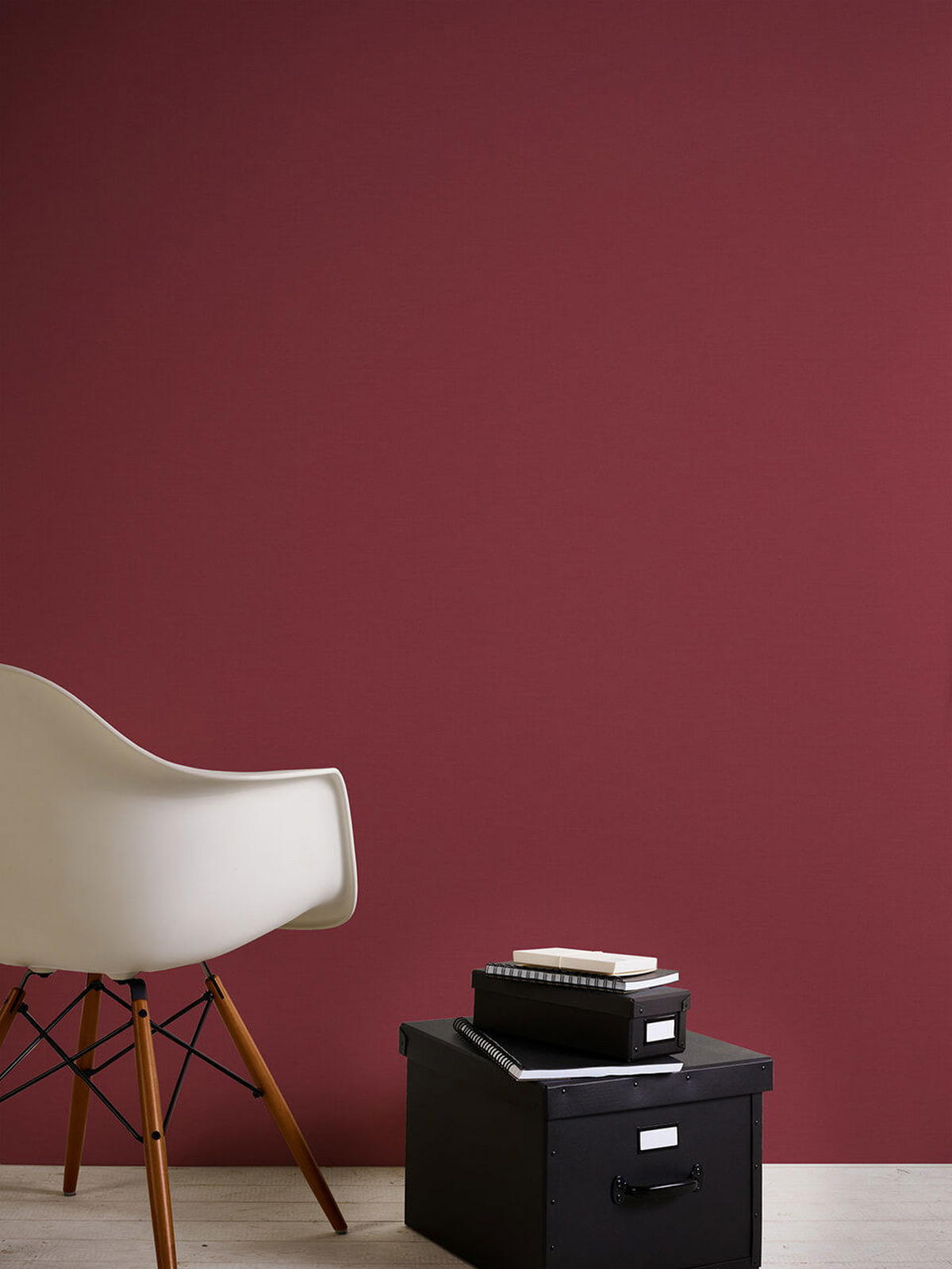 VLIESTAPETE Rot 53/1005 cm - Rot, Textil (53/1cm) - KUNSTLOFT