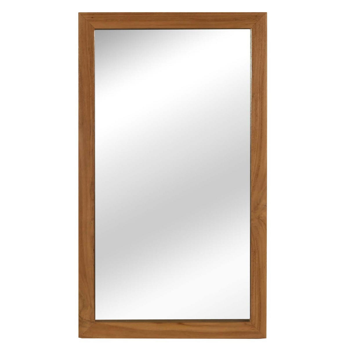 TEAK-WANDSPIEGEL Braun - Braun, Holz (40/71/4cm) - MCW